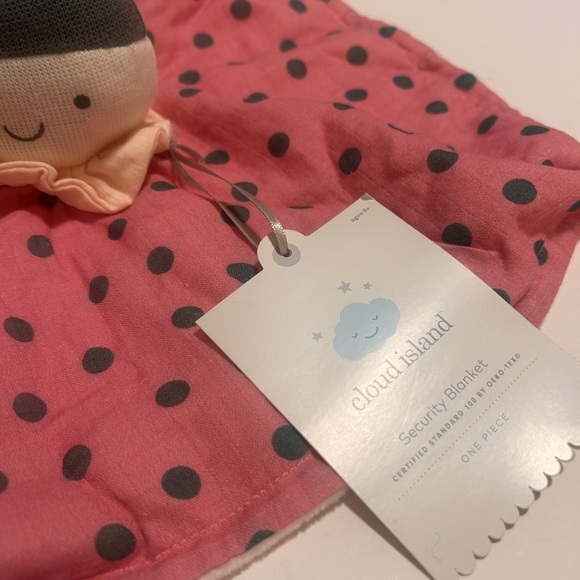 New With Tags Cloud Island Security Blanket Lovey Blankie Lady Bug - Picture 5 of 13